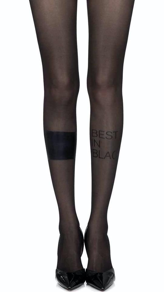 Black and Colored Opaque Tights for Women